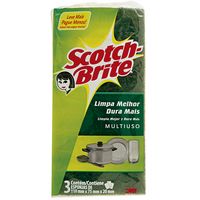 Esponja SCOTCH BRITE Multiuso com 3 Unidades